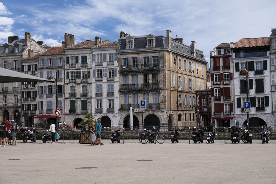 Traditionelle Architektur Bayonne