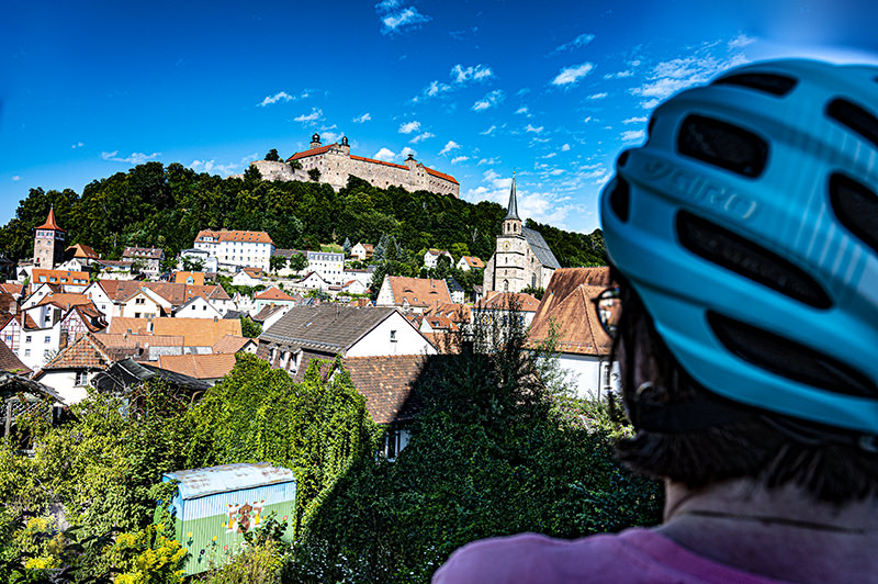 Blick auf Kulmbach und die Plassenburg