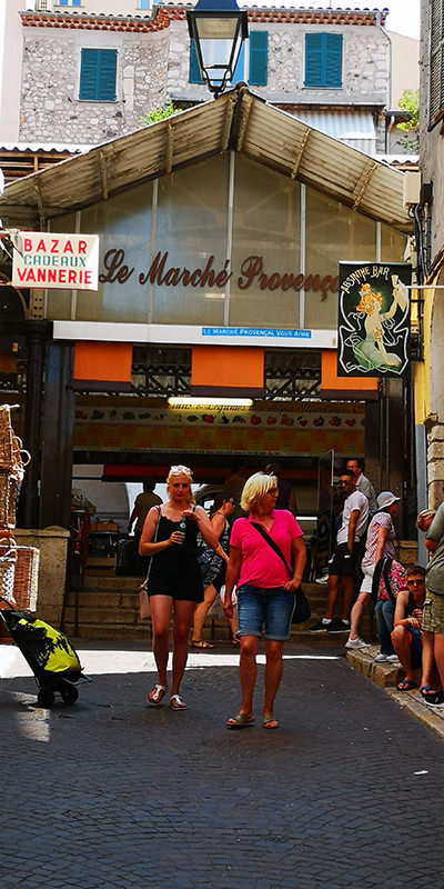Markt, Markthalle, Frauen, Antibes | © Bert Schwarz 2019