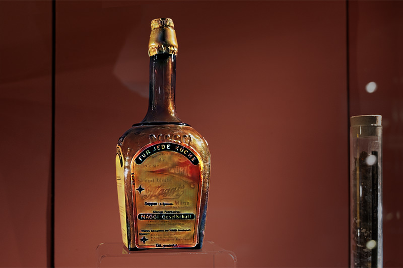 Historische Maggi-Flasche aus Glas | © Bert Schwarz 2025