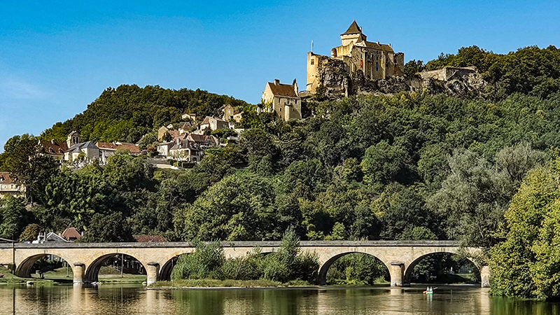 Blick auf Castelnaud