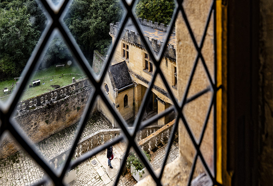 Burghof von Puymartin