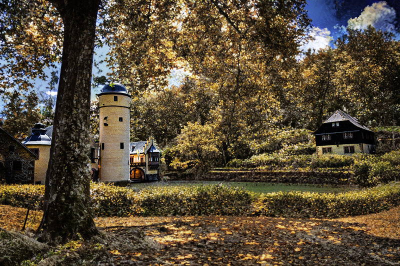 Das Wasserschloss im Spessart