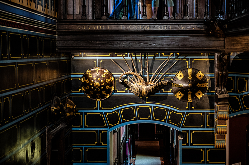 Burg, Treppenhaus, Wandschmuck | © Bert Schwarz 2023