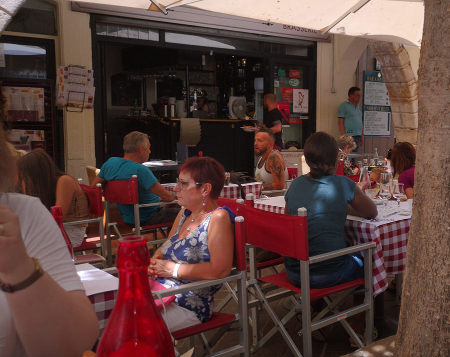 Details der Bewirtung im Bistro Gusto