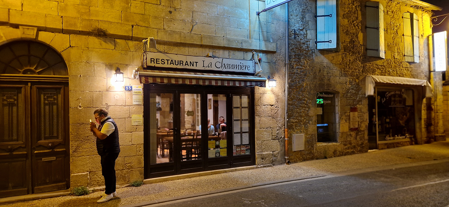 Eingang Restaurant La Chaumière | © Bert Schwarz 2022