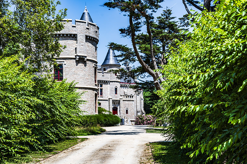 Weg, Büsche, Château d'Abbadia, Hendaye | © Bert Schwarz 2023
