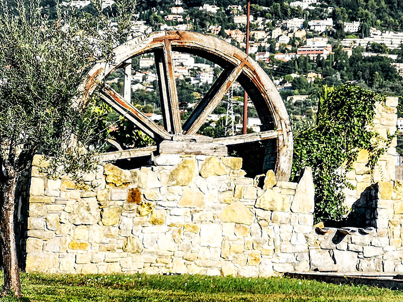 Historisches Grasse Mauer Mühlrad | © Bert Schwarz 2019