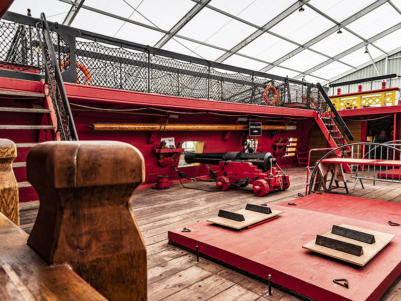 L'Hermione Hauptdeck | © Bert Schwarz 2023