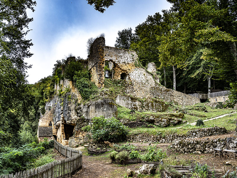 Die zerstörte Burg | © Bert Schwarz 2021