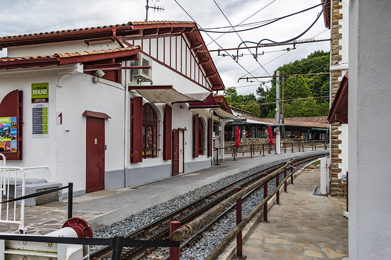Bahnhof, Bahntrasse, La Rhune, Col de Saint-Ignace | © Bert Schwarz 2023