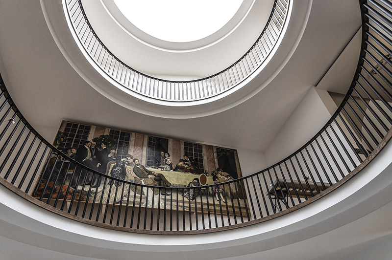 Treppenhaus im Musée Basque | © Bert Schwarz 2023