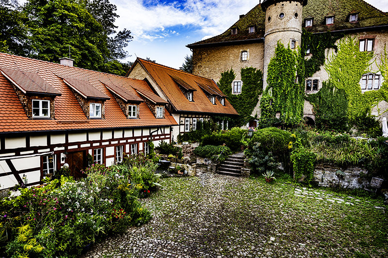 Burghof auf Burg Brandenstein | © Bert Schwarz 2024