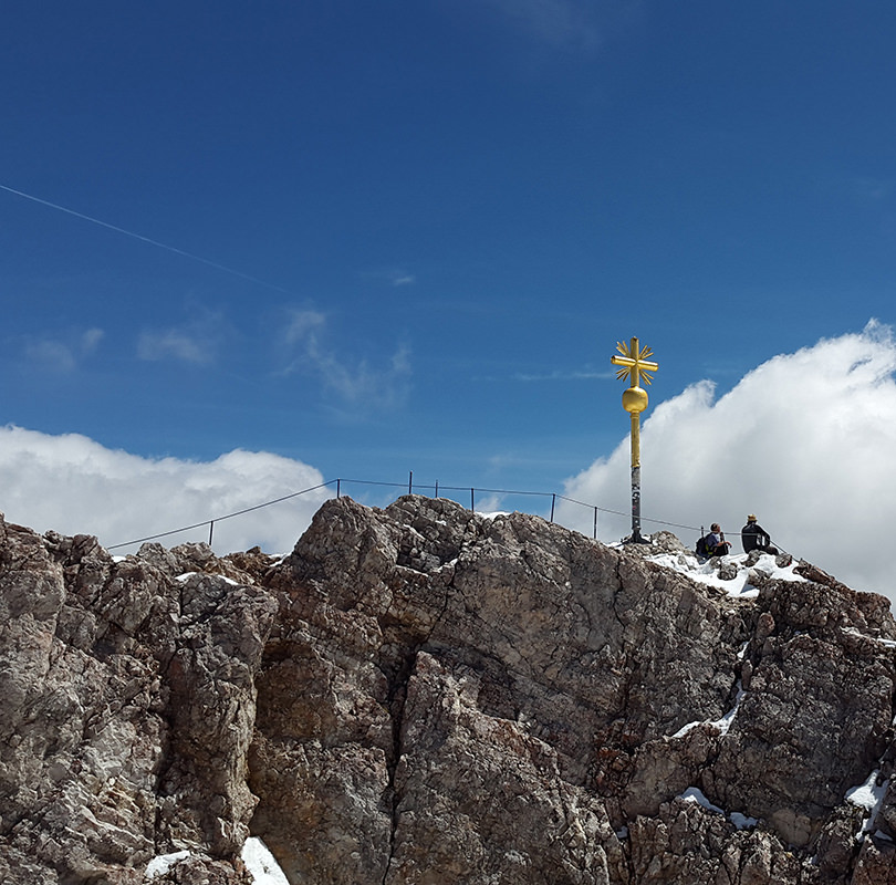 Felsen, Gipfelkreuz, Alpinist, Wettersteinmassiv | © pixabay.com