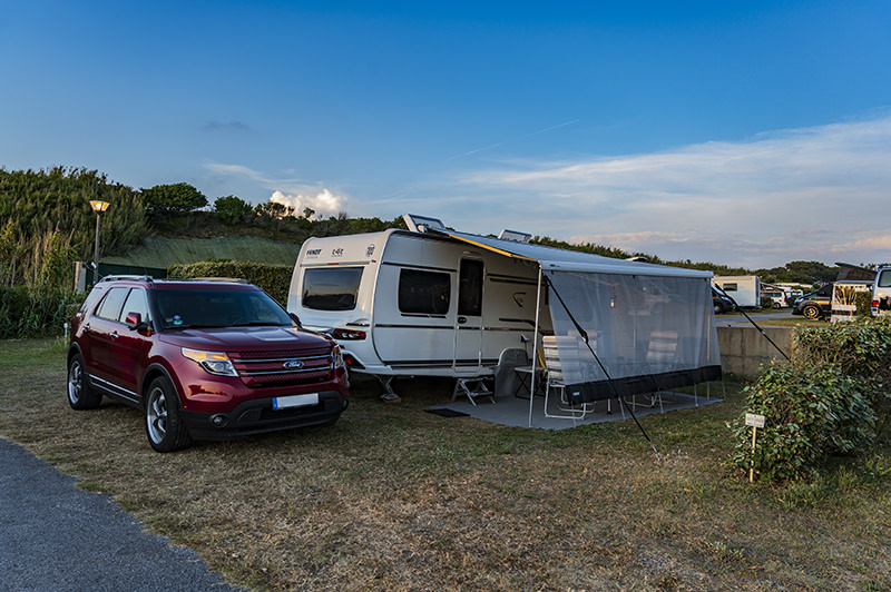 Stellplatz mit Caravan | © Bert Schwarz 2023