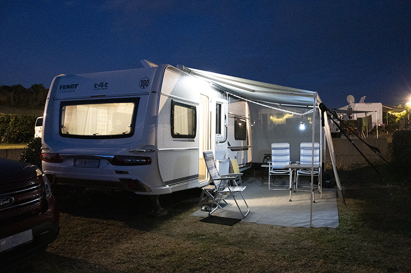 Abendstimmung auf dem Stellplatz | © Bert Schwarz 2023