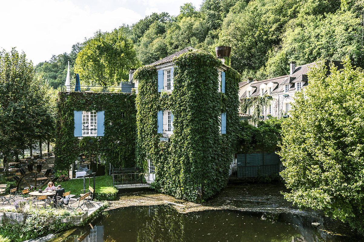 Blick auf Brantome