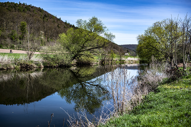 Saaleinsel Panorama