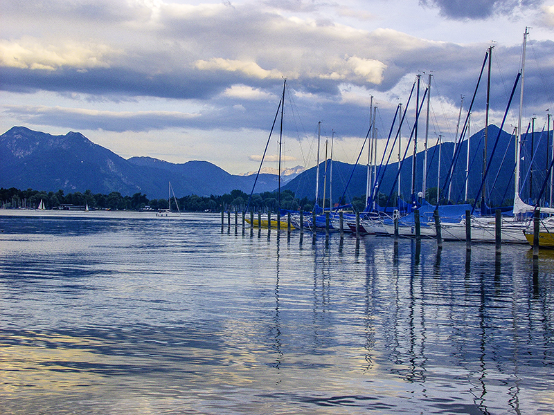 Chiemsee und Alpen