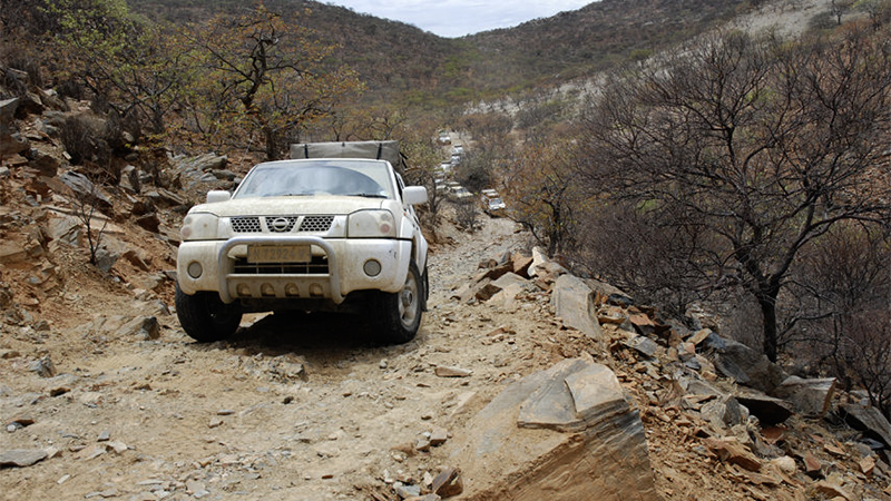 Aufstieg Pass van Zyl